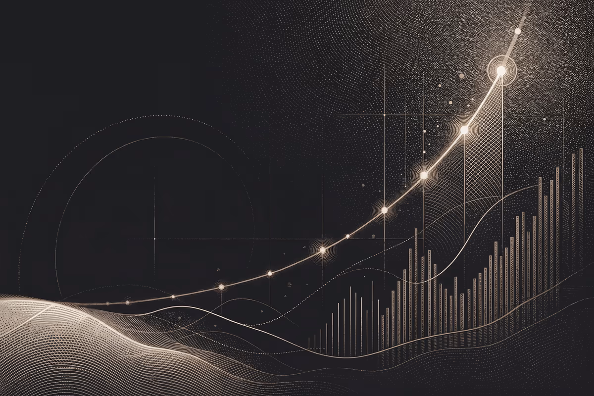 Curvas de datos en grabado: la radiografía del liderazgo